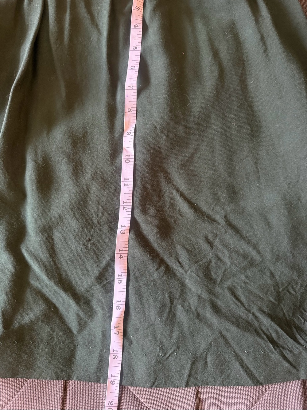 Zara Basic Olive Green Dress - Picture 4 of 6